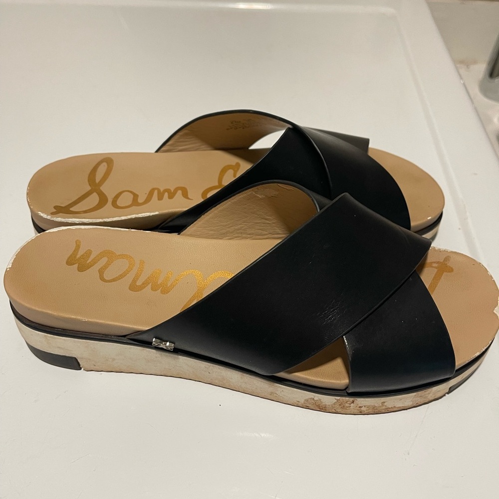 Sam Edelman Black Slide Sandals
